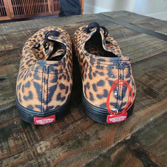 Vans Authentic Leopard Animal Print Sneakers Womens 8, Mens 6.5 Edgy Skater Y2K - Picture 9 of 9